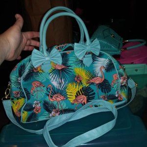 BANNED Flamingo Large Purse